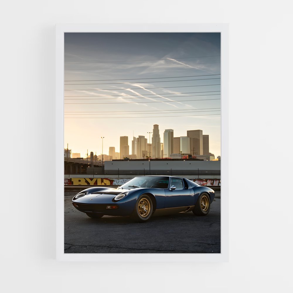 Poster L'Esprit de la Miura – affiche Lamborghini (vue 3)